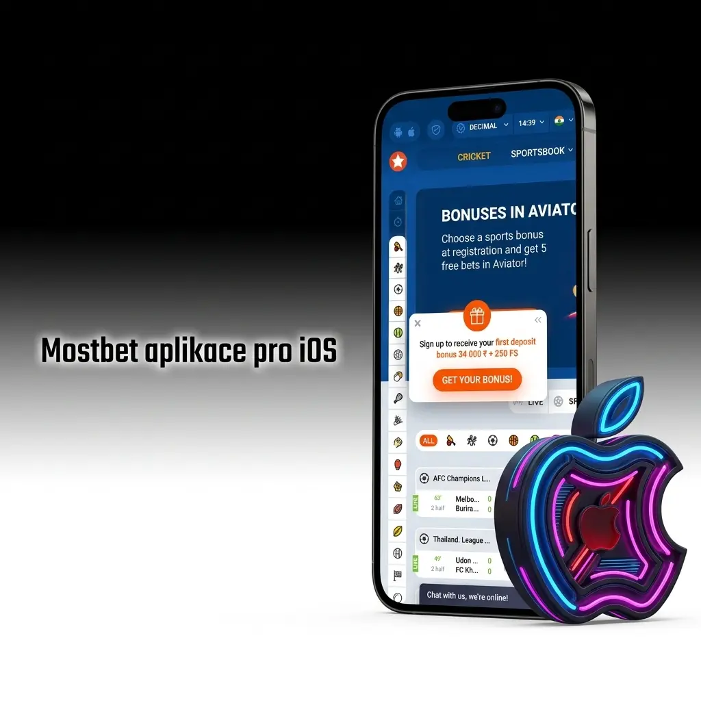 Mostbet aplikace pro iOS na iPhone a iPad