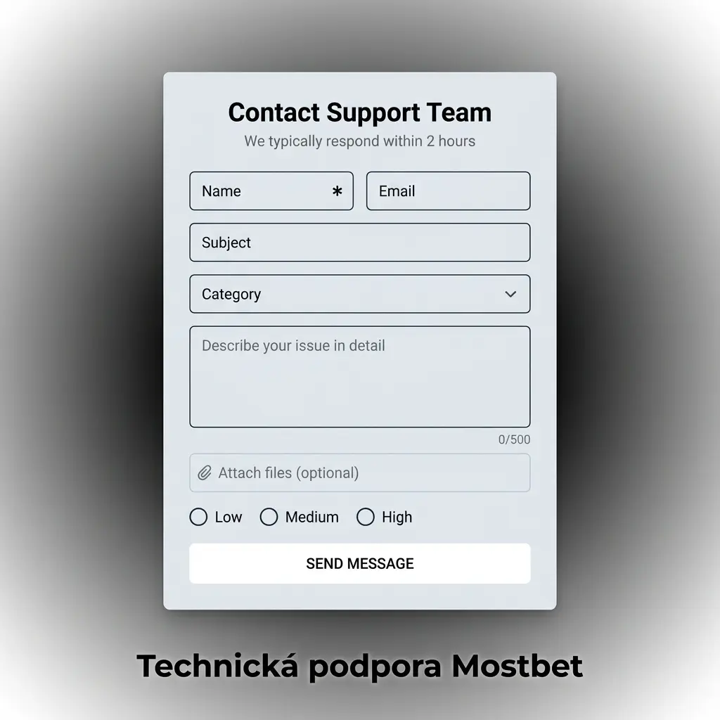 Technická podpora Mostbet